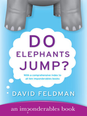 cover image of Do Elephants Jump?